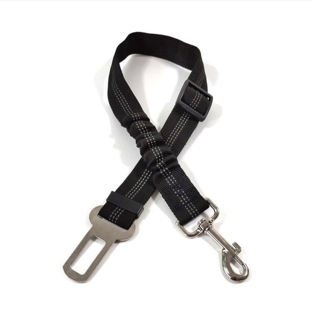 🥳2026 TOP PICK🥳 Reflective Elastic Pet Seat Belt – Heavy-Duty Nylon, 360° Rotating Hook, Anti-Corrosion – Reduces Pet Stress on Long Drives! 🚗💨