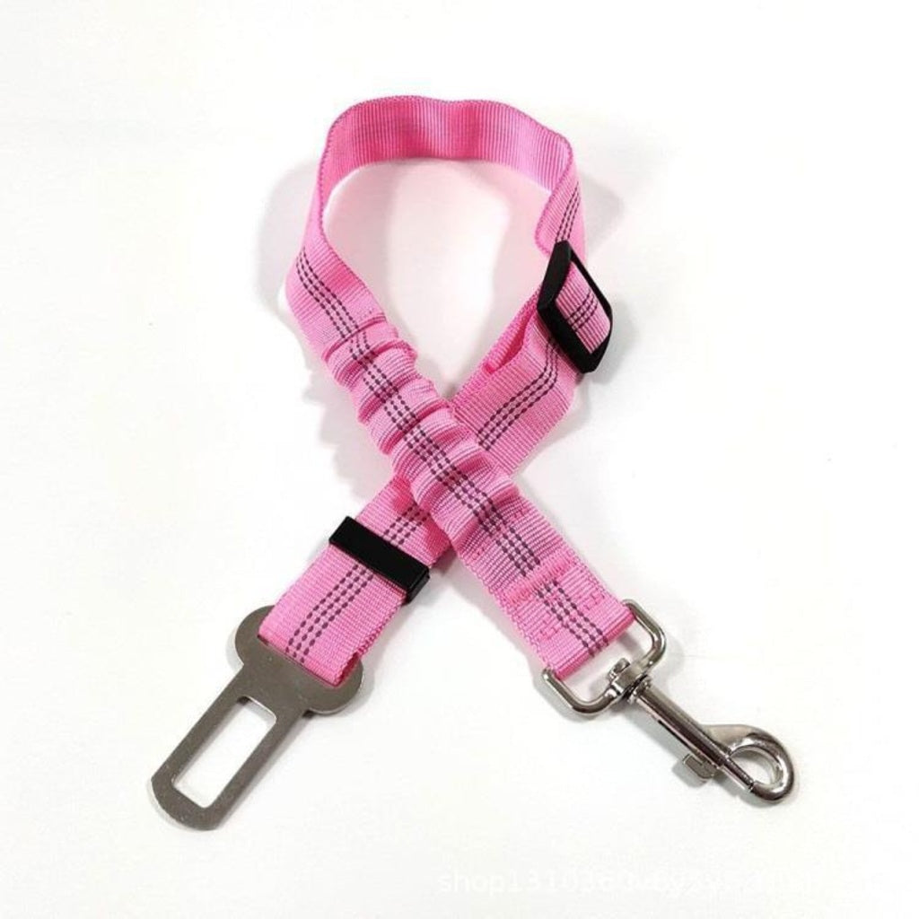 🥳2026 TOP PICK🥳 Reflective Elastic Pet Seat Belt – Heavy-Duty Nylon, 360° Rotating Hook, Anti-Corrosion – Reduces Pet Stress on Long Drives! 🚗💨