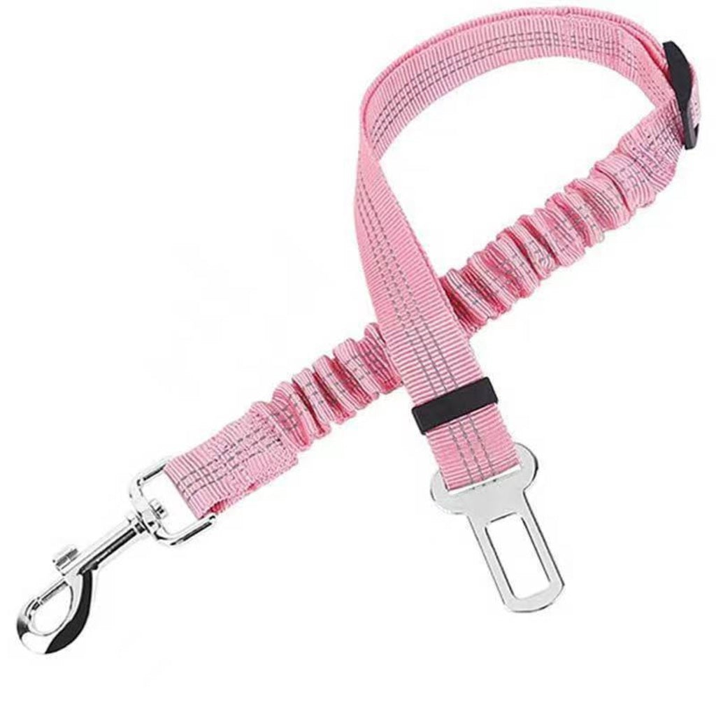 🥳2026 TOP PICK🥳 Reflective Elastic Pet Seat Belt – Heavy-Duty Nylon, 360° Rotating Hook, Anti-Corrosion – Reduces Pet Stress on Long Drives! 🚗💨