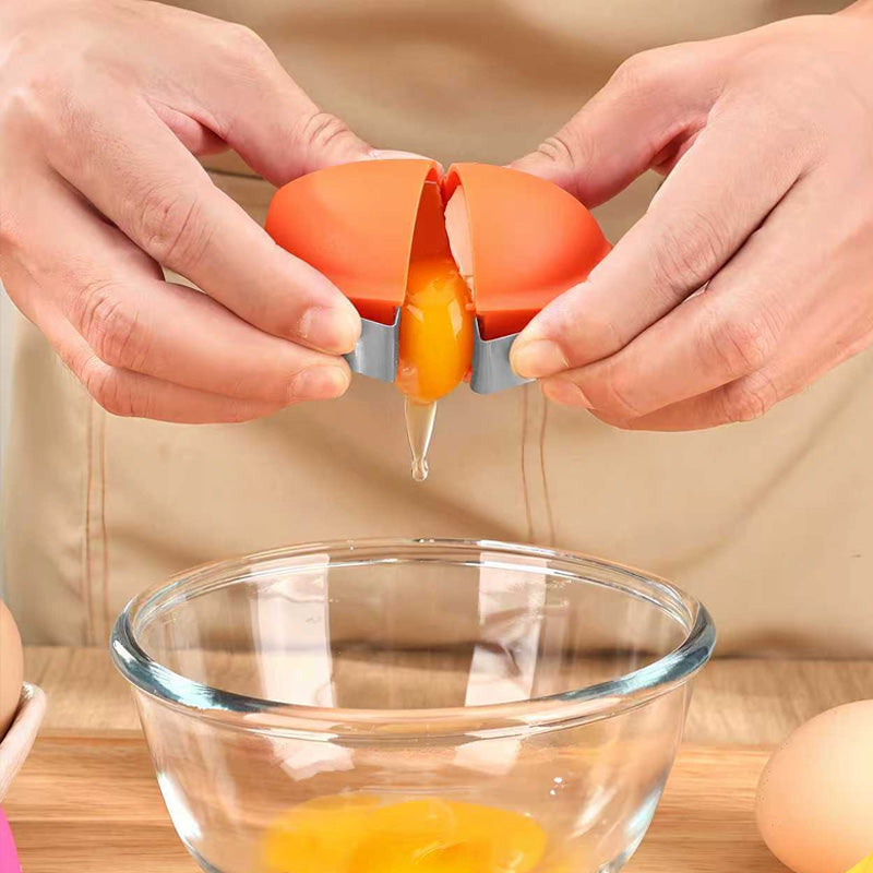 ⏰50% OFF⏰ Handheld Egg Shell Opener – Mess-Free Cracking Tool, Stainless Steel Blade – Compact Design, Fits Any Kitchen Drawer! 🔪