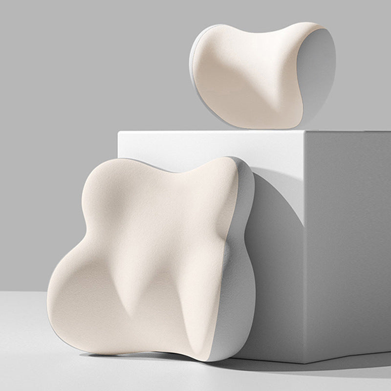 ⏳Limited-time 50% off⏰Ergonomic Headrest & Lumbar Cushion