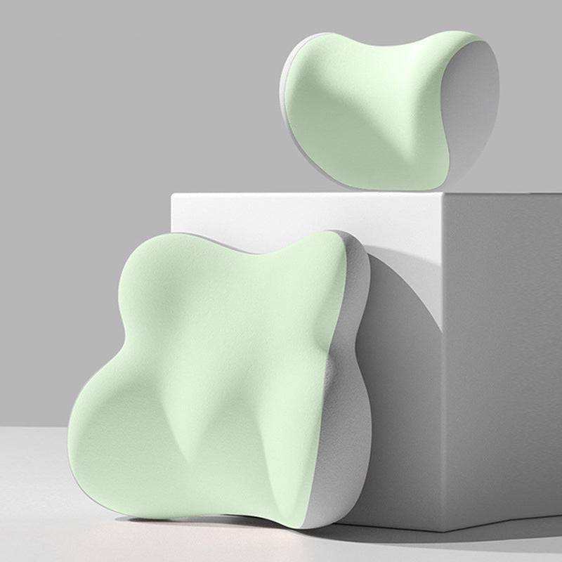 ⏳Limited-time 50% off⏰Ergonomic Headrest & Lumbar Cushion