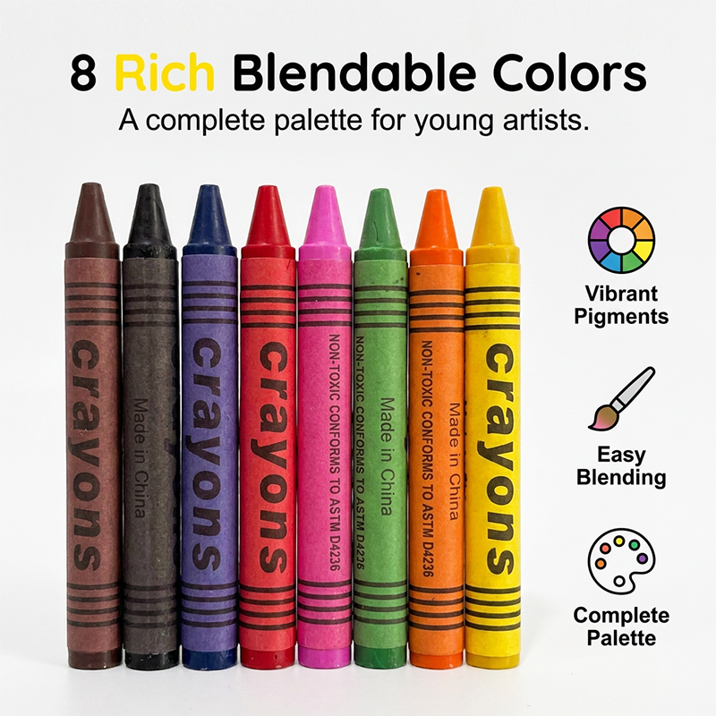 ⏳THE WEEK'S SPECIAL PRICE ￡5.99!!✨🎁Non-Toxic Crayon Set for Kids