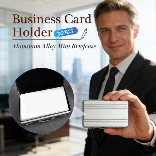Aluminum Alloy Mini Anti-theft Briefcase/Business Card Holder