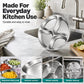 🥳HOT SALE🥳💞50K+ SOLD! Prep Plate – From £8.99! 4 compartments, stainless steel & easy clean. Cook faster – grab yours! ✅
