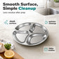 🥳HOT SALE🥳💞50K+ SOLD! Prep Plate – From £8.99! 4 compartments, stainless steel & easy clean. Cook faster – grab yours! ✅