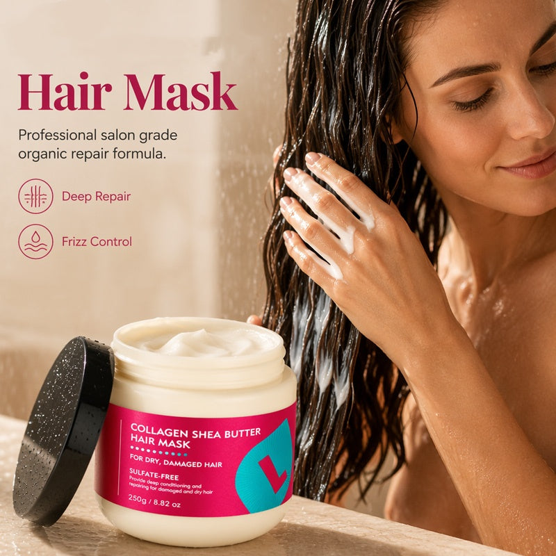 🔥FLASH SALE🔥 Keratin Infused Hair Repair Mask – Intense Moisture, Reduces Frizz, Smooths Texture – At-Home Salon Treatment! 💆‍♀️✨