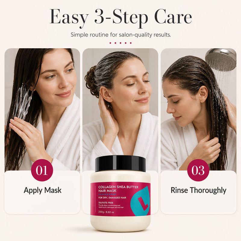 🔥FLASH SALE🔥 Keratin Infused Hair Repair Mask – Intense Moisture, Reduces Frizz, Smooths Texture – At-Home Salon Treatment! 💆‍♀️✨