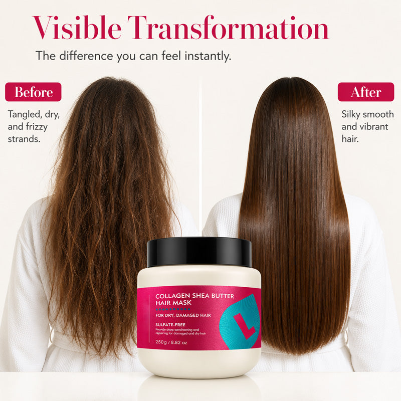 🔥FLASH SALE🔥 Keratin Infused Hair Repair Mask – Intense Moisture, Reduces Frizz, Smooths Texture – At-Home Salon Treatment! 💆‍♀️✨