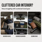 🔥 Car Ceiling Storage Bag with Adjustable Buckles – High-Density Polyester Mesh, Dual-Zipper Closure – Ideal for SUV, MPV & Family Road Trips 🚗🧳