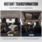 🔥 Car Ceiling Storage Bag with Adjustable Buckles – High-Density Polyester Mesh, Dual-Zipper Closure – Ideal for SUV, MPV & Family Road Trips 🚗🧳