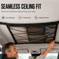 🔥 Car Ceiling Storage Bag with Adjustable Buckles – High-Density Polyester Mesh, Dual-Zipper Closure – Ideal for SUV, MPV & Family Road Trips 🚗🧳