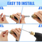 🔥FLASH SALE🔥 High-Pressure Washer Nozzle Kit – 4 Specialized Nozzles, Deep Cleans Drum & Door Seal – Removes Soap Scum & Hidden Dirt! 🧺✨