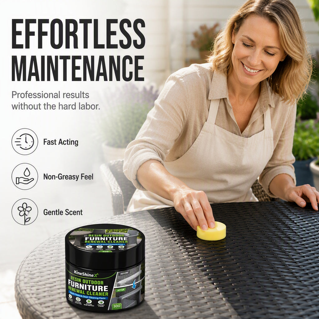 Outdoor Furniture Renewal Paste with Sponge