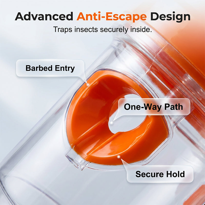 🥳2026 TOP PICK🥳 Solar Wasp & Bee Trap – High-Efficiency Catch Rate, Anti-Escape Design – Durable, Weather-Resistant – Perfect for Gardens & Farms! 🛡️💨