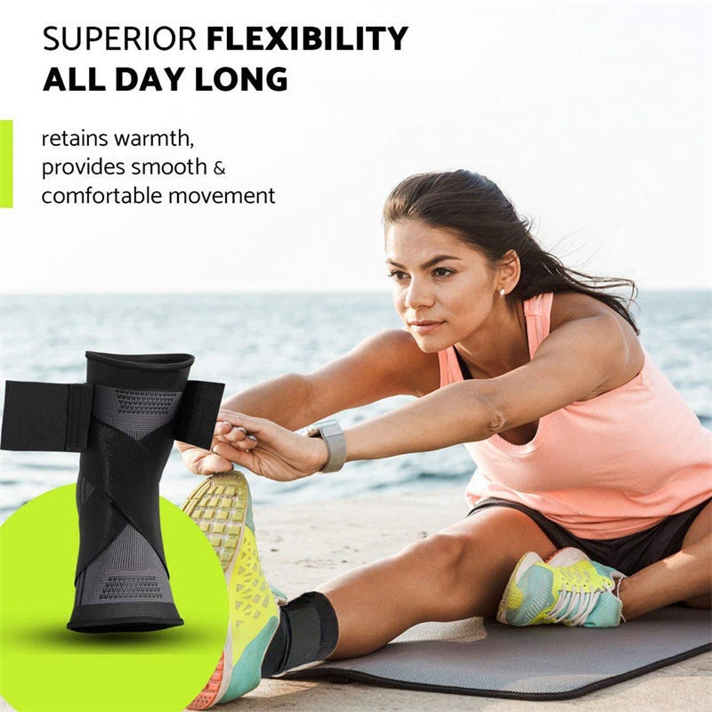 🥳2026 TOP PICK🥳 Ankle Support Braces – High-Elasticity, Adjustable Straps, Moisture-Wicking – Perfect for Basketball, Running & Weightlifting! 🛡️💨