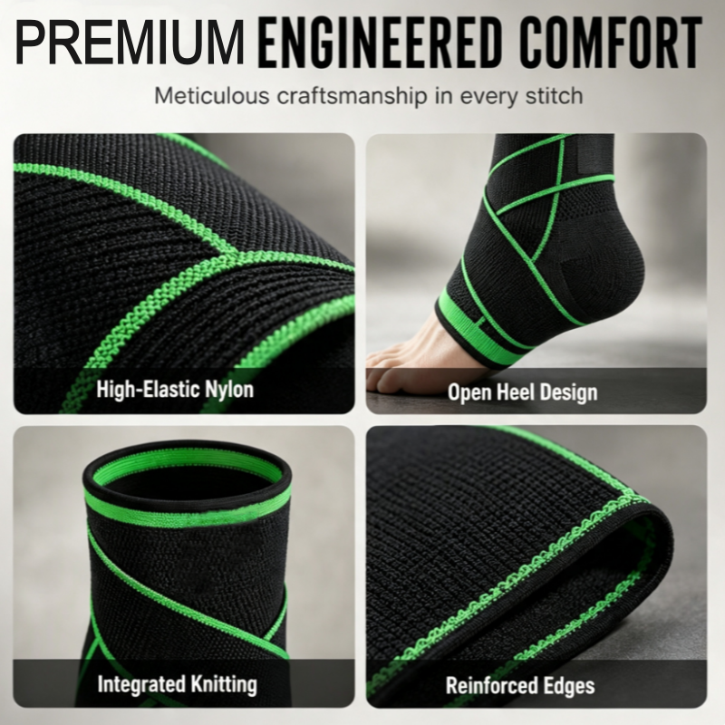 🥳2026 TOP PICK🥳 Ankle Support Braces – High-Elasticity, Adjustable Straps, Moisture-Wicking – Perfect for Basketball, Running & Weightlifting! 🛡️💨
