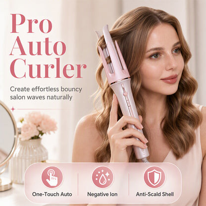 🔥Hot Sale 50% OFF🔥 Auto Rotating Curling Wand – Helps Create Salon-Like Curls, Anti-Scald Shell & Auto Shut-Off, for Most Hair Types 💇