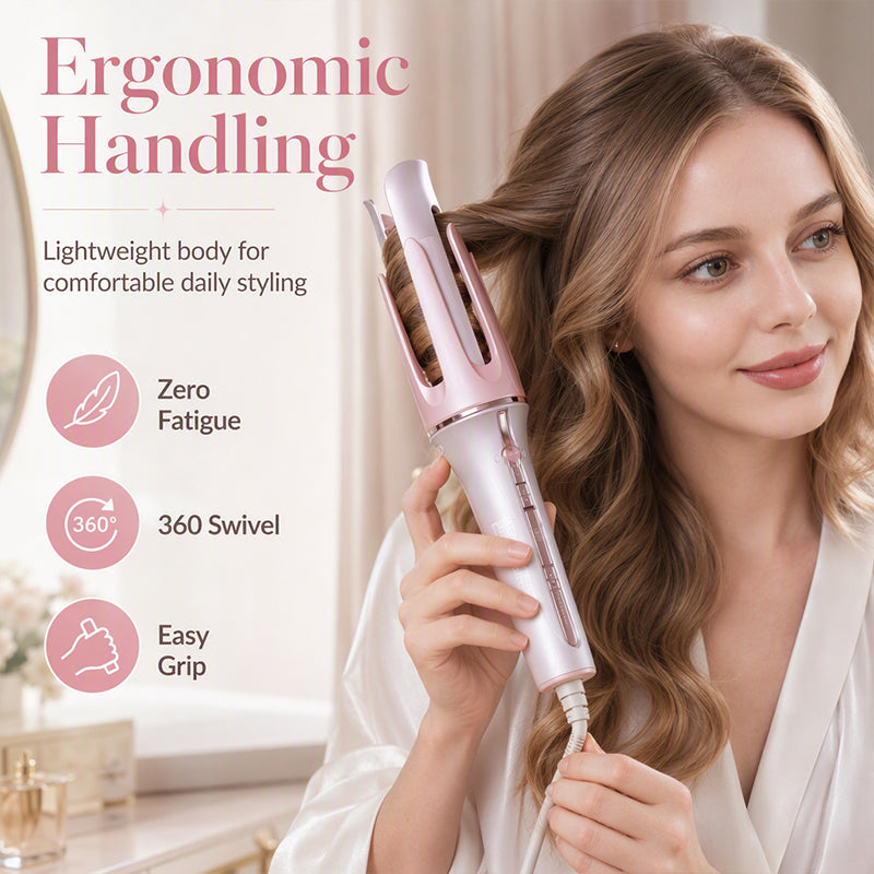 🔥Hot Sale 50% OFF🔥 Auto Rotating Curling Wand – Helps Create Salon-Like Curls, Anti-Scald Shell & Auto Shut-Off, for Most Hair Types 💇