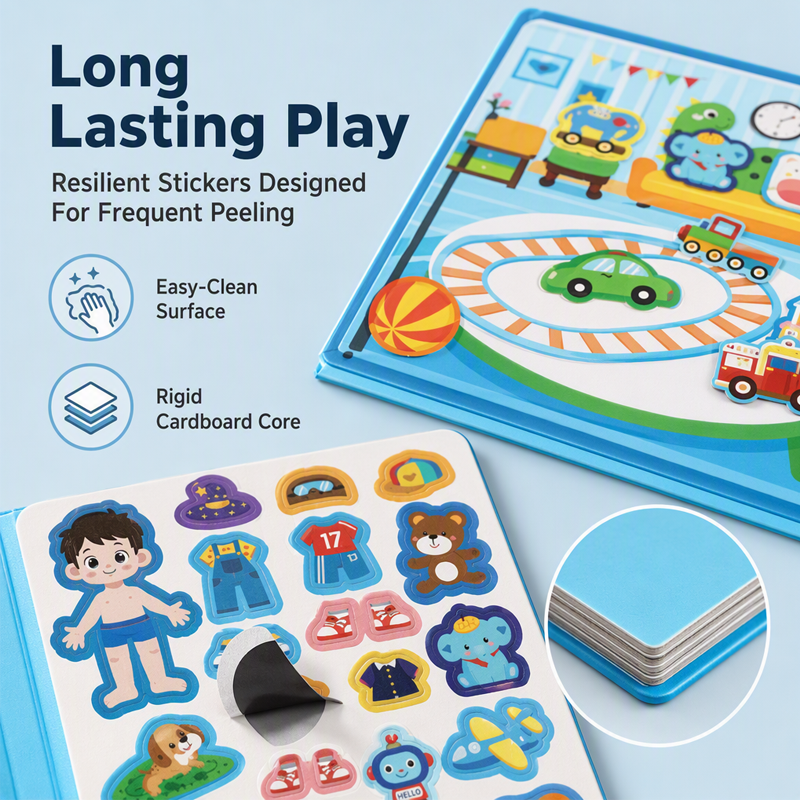 🧩Christmas Pre Sale￡7.98!!☃️ 🧒 Kids Magnetic Quiet Book – Folding puzzle scenes, magnetic & educational – Boosts creativity & learning for boys & girls 👧✨