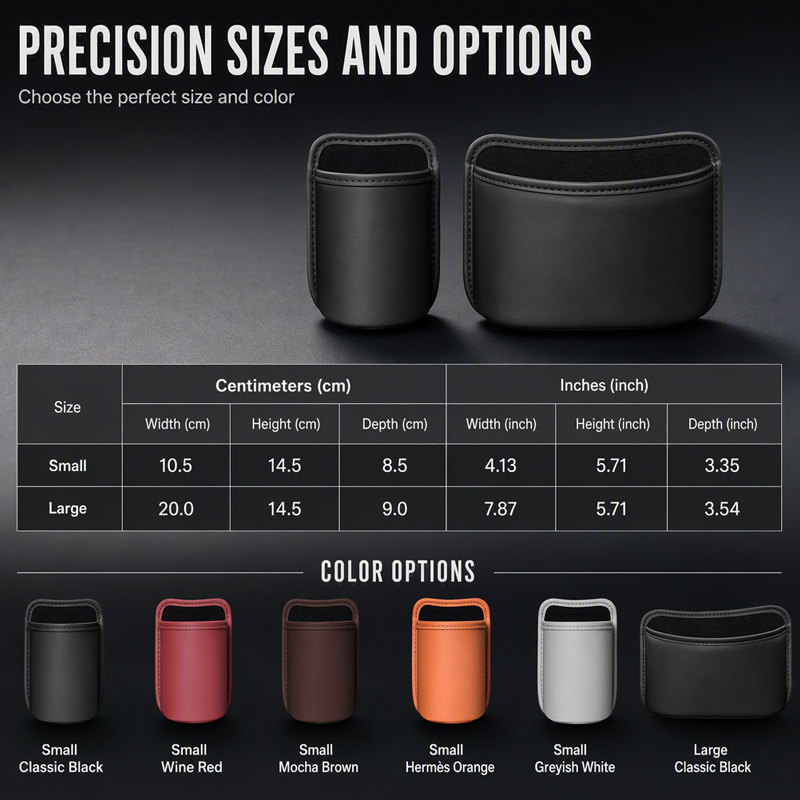 🥳2026 TOP PICK🥳 Car Door Cup Holder – Luxury Nappa Leather, Leak-Proof, Dual-Purpose – Seamless Fit, Built for Daily Use! 🛡️💨