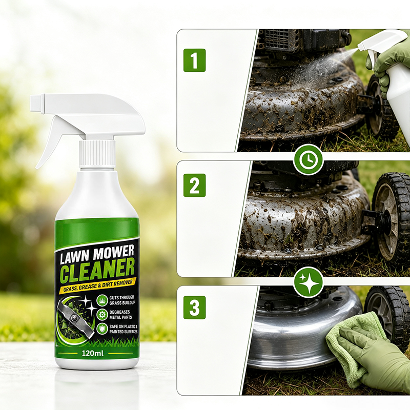 🔥 Fast Acting Lawn Mower Cleaner Spray – Foaming Formula Dissolves Grease & Grass – Ideal for Metal, Plastic & Painted Parts 🌿🛠️
