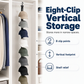 ✨ 8-Clip Wall Mount Hat Rack – Helps Save Space & Display Your Cap Collection, for Bedroom, Closet
