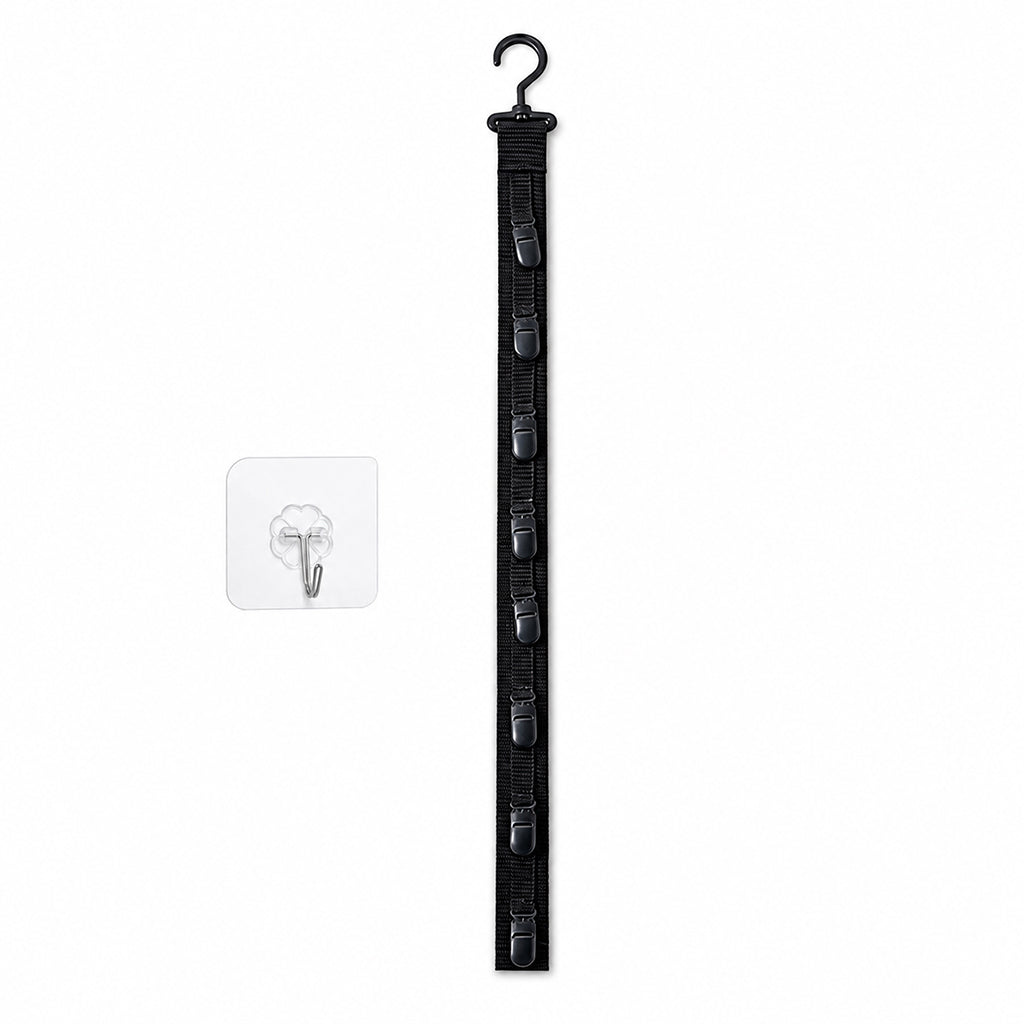 ✨ 8-Clip Wall Mount Hat Rack – Helps Save Space & Display Your Cap Collection, for Bedroom, Closet