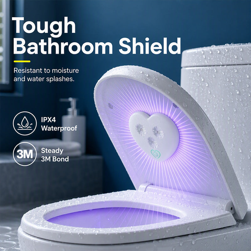 💡 50% OFF! 50K+ sold! UVC toilet sterilizer – smart sensor, heart-shaped design, keeps toilet fresher with UV light! 🚽✨