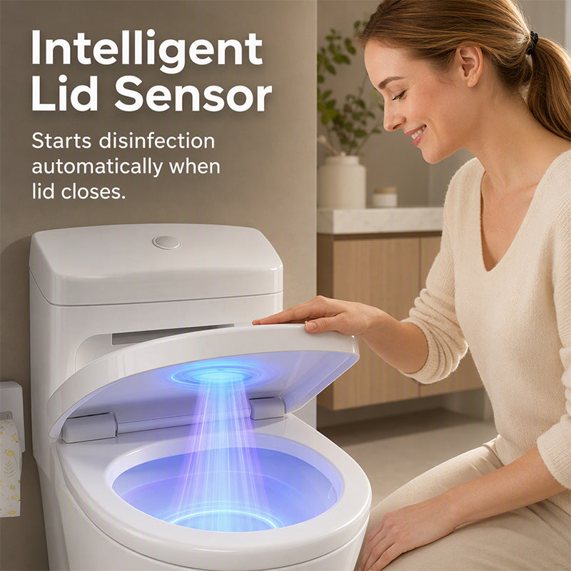 💡 50% OFF! 50K+ sold! UVC toilet sterilizer – smart sensor, heart-shaped design, keeps toilet fresher with UV light! 🚽✨