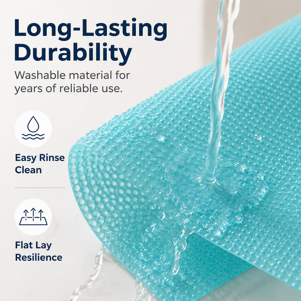 🏆 Last Day Special Price £7.99! 🧊Buy 2 Get 1 Free🎁 Cut-to-Size Fridge Liners, Washable & Non-Slip.