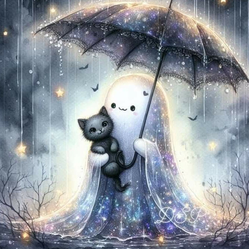 🥳2026 HOT SALE🥳💞8K+ SOLD! 🎃🎁 50% OFF! Halloween Ghost Diamond Art Kit – From £6.99! 5D full drill, HD canvas & Gothic lace design. Spooky fun craft – stock up & save! 👻✅