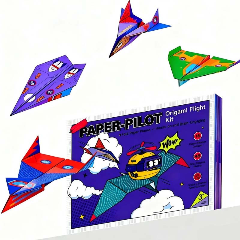 🥳2026 HOT SALE🥳💞50K+ SOLD! ✈️🎨 50% OFF! Creative DIY Paper Airplane Set For Kids – 16 unique designs, pre-scored fold lines make it easy. Premium paper for smooth glides – hours of hands-on fun! 🧒🌟