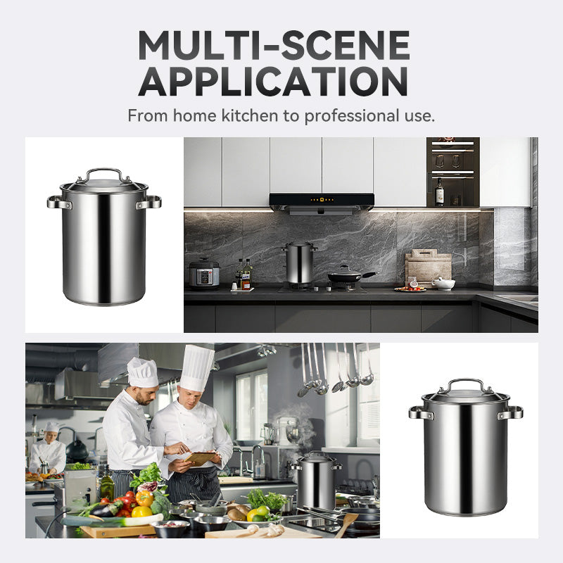 🥳2026 HOT SALE🥳💞49K+ SOLD! 🍳🎁 50% OFF! Multi-Use Deep Pot – From £12.99! 21cm stainless steel, removable basket & heat-resistant handles. Versatile kitchen essential – stock up & save! 🏠✅