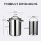 🥳2026 HOT SALE🥳💞49K+ SOLD! 🍳🎁 50% OFF! Multi-Use Deep Pot – From £12.99! 21cm stainless steel, removable basket & heat-resistant handles. Versatile kitchen essential – stock up & save! 🏠✅