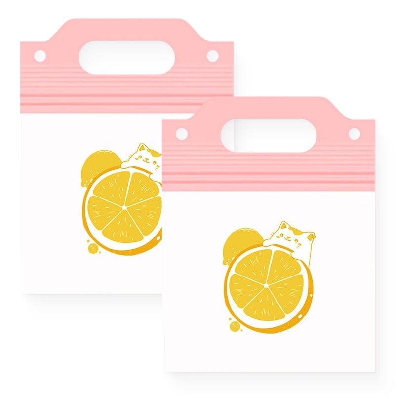 🥳2026 BESTSELLER🥳 Reusable Food Storage Bags – Leak-Proof Seal, Thickened Durable Material – Portable Handle Design – Perfect for Meal Prep & Picnics! 🛡️💨