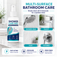 🚿✨Fast-Acting Shower Limescale Remover Spray – Dissolves stubborn mineral deposits & hard water stains. Restores water flow & shine – just spray & wipe! 🧼💪