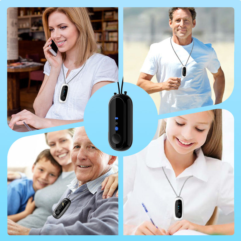 🥳2026 HOT SALE🥳💞15K+ SOLD! 😷🎁 50% OFF! Wearable Air Purifier – From £12.99! 120M ions, 99% sterilization & 30hr battery. Breathe safe anywhere – stock up & save! 🌬️✅