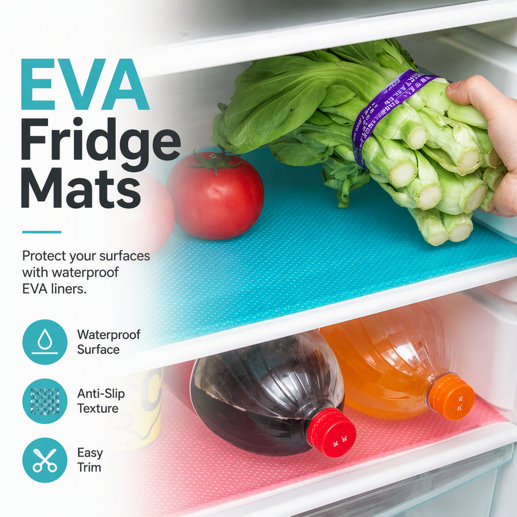 🥳2026 HOT SALE🥳💞12K+ SOLD! 🧊🎁 50% OFF! Fridge Shelf Liners – From £6.99! Waterproof EVA, anti-slip & cut-to-fit. Keeps fridge clean & organized – stock up & save! 🏠✅