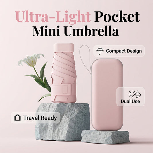 🥳2026 HOT SALE🥳💞50K+ SOLD! ☂️🎁 50% OFF! Pocket Umbrella – From £11.98! Ultra-light 15cm, UV & rain protection. Compact, stylish & sturdy – stock up & save! 👜✅