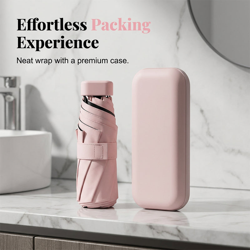 Ultra-Light Compact Pocket Umbrella for Sun & Rain