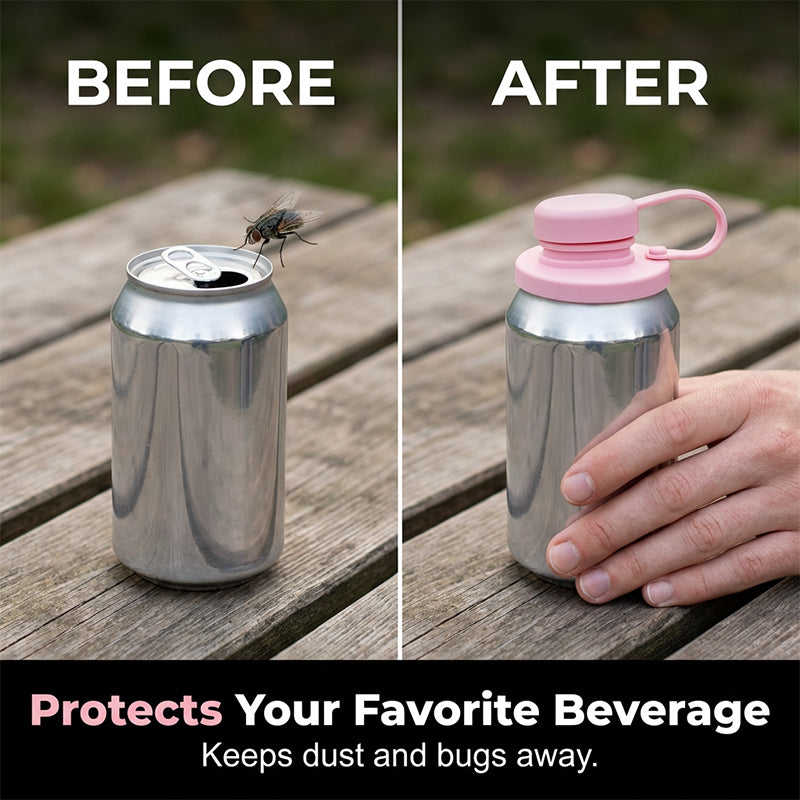 🥳2026 HOT SALE🥳💞50K+ SOLD! 🥤🎁 50% OFF! Silicone Can Lid – From £6.98! Spill-proof seal, integrated straw & universal fit. Keep drinks clean anywhere – stock up & save! 🏠✅