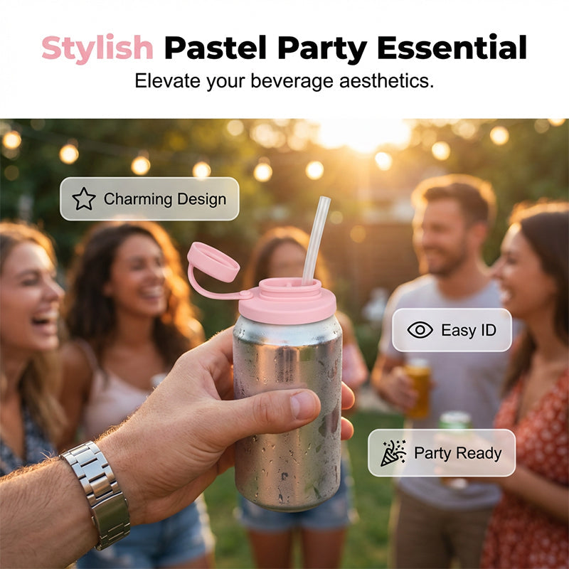 🥳2026 HOT SALE🥳💞50K+ SOLD! 🥤🎁 50% OFF! Silicone Can Lid – From £6.98! Spill-proof seal, integrated straw & universal fit. Keep drinks clean anywhere – stock up & save! 🏠✅