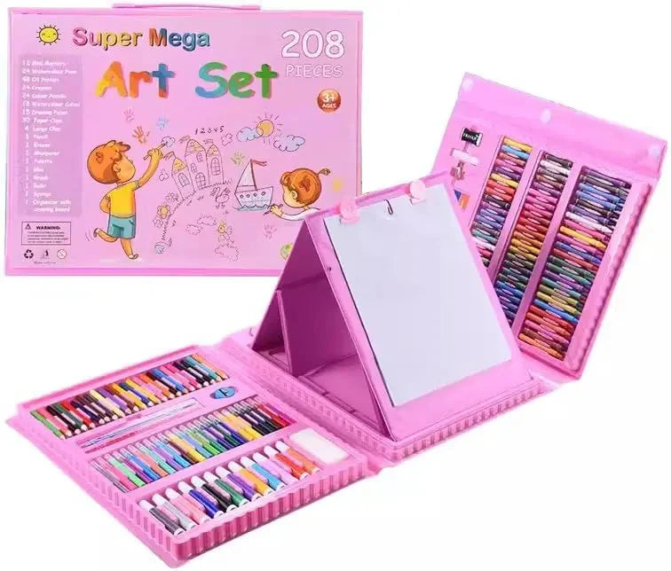 🥳2026 HOT SALE🥳💞50K+ SOLD! 🎨🎁 49% OFF! 208pc Art Set – From £19.99! Double-sided easel, 272 pieces & portable case. Inspire creativity – stock up & save! 🖍️✅