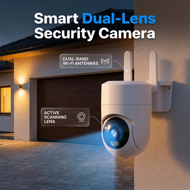 🥳2026 HOT SALE🥳💞50K+ SOLD! 📹🎁 50% OFF! Dual-Lens Security Camera – From £24.99! 360° view, human detection & color night vision. Smart home protection – stock up & save! 🏠✅
