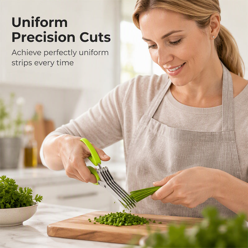 🥳HOT SALE🥳💞100K+ SOLD! Kitchen Scissors – From £5.99! 5-blade cutter, stainless steel & ergonomic grip. Chop herbs in seconds – grab yours! ✅