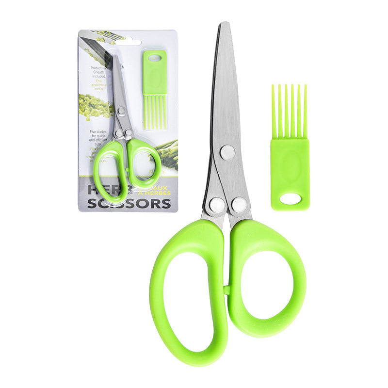 🥳HOT SALE🥳💞100K+ SOLD! Kitchen Scissors – From £5.99! 5-blade cutter, stainless steel & ergonomic grip. Chop herbs in seconds – grab yours! ✅