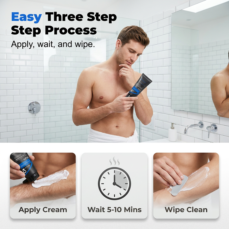 🥳HOT SALE🥳💞50K+ SOLD! Men's Hair Removal – From £5.99! Fast-acting, gentle & painless. Smooth skin – grab yours! ✅