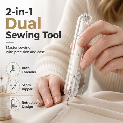 🥳HOT SALE🥳💞50K+ SOLD! Sewing Tool – From £3.99! Auto threader, precision ripper & protective tip. Thread & rip in seconds – grab yours! ✅