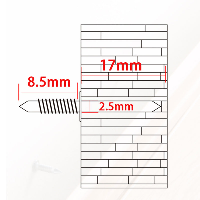 🥳2026 BESTSELLER🥾 Hardware Carbon Steel Nails – Diamond Head, Strong Penetration – Electroplated, Rust-Resistant – 50PCS with Tools – Easy Install! 🛡️💨